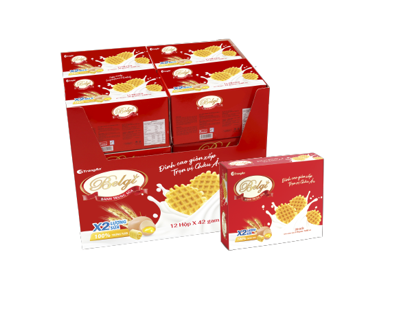 Bánh trứng sữa Belgi 42g